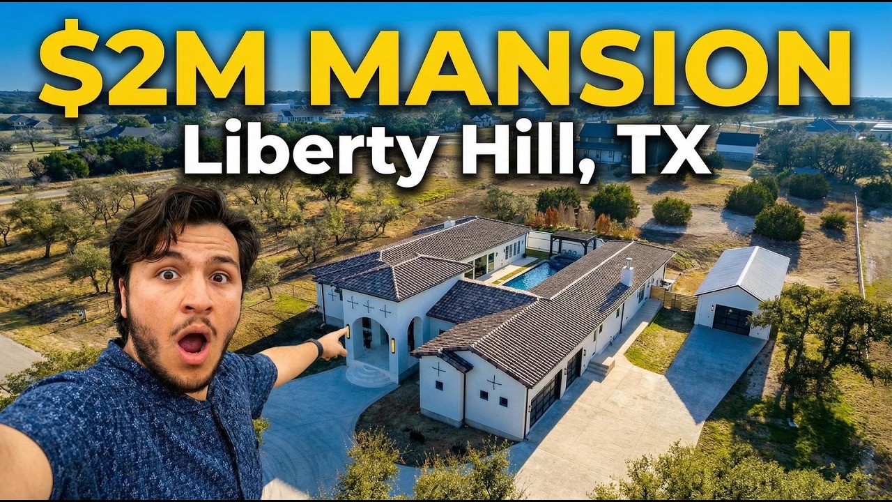 I Toured a $2M Mansion in Liberty Hill, Texas (You Won't Believe This)