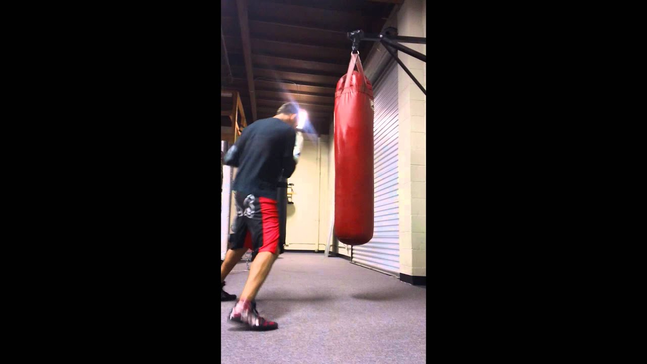 Tony Messin With Heavy Bag