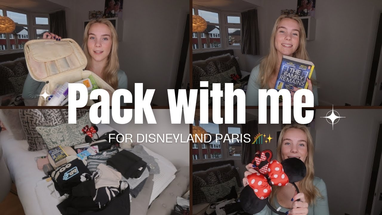 Pack With Me for Disneyland Paris | Outfits, Essentials & Travel Prep ✨🎡