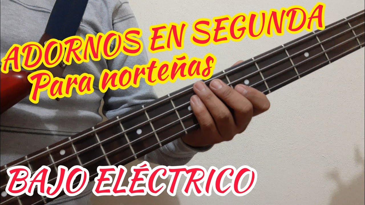Adornos norteños para Segunda en Bajo Eléctrico / Adornos o Pasa Tonos básicos para Principiantes