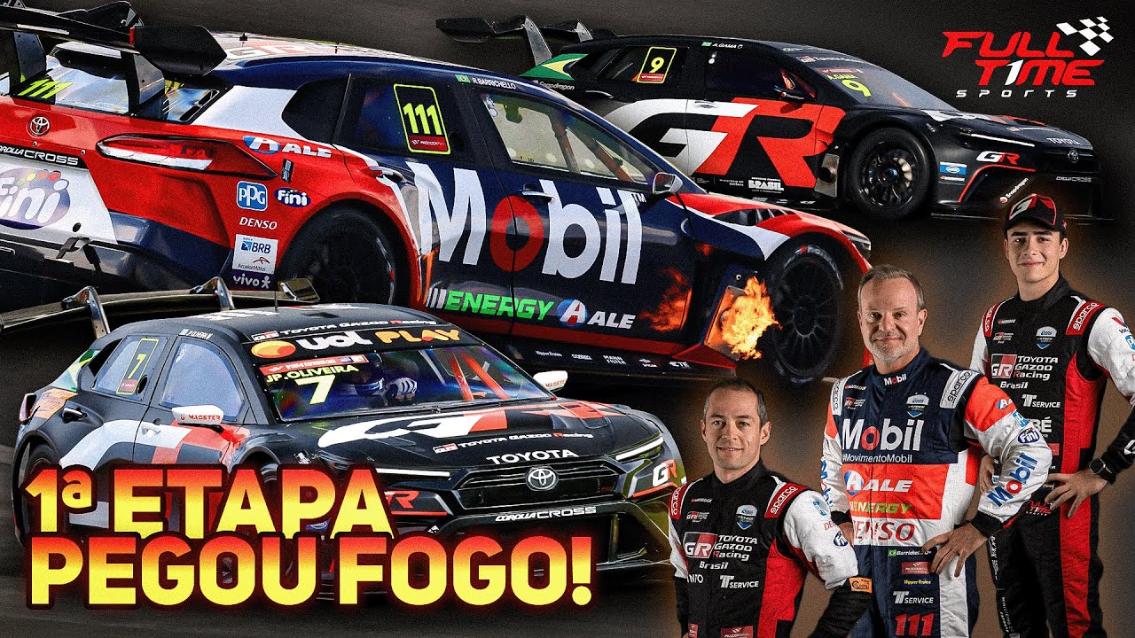 🔥 Estreia PEGANDO FOGO! Novo COROLLA CROSS na pista e Clima Quente em Interlagos!