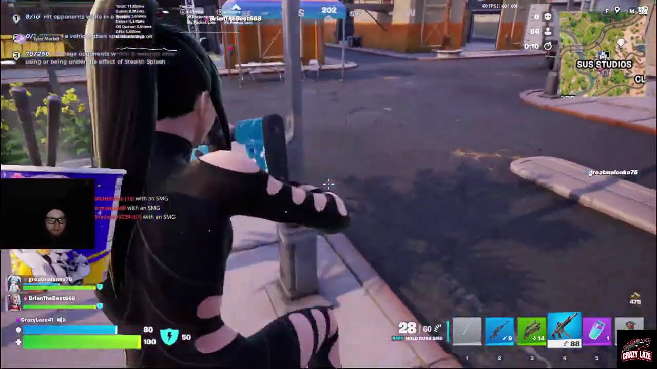 fortnite trios with mal and brian on terrible Tuesday