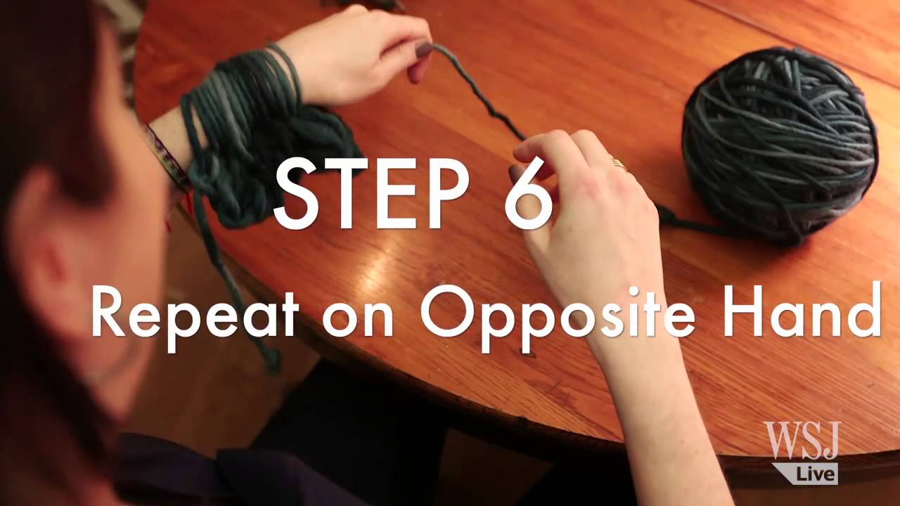 Arm Knitting: a Scarf in 30 Minutes?