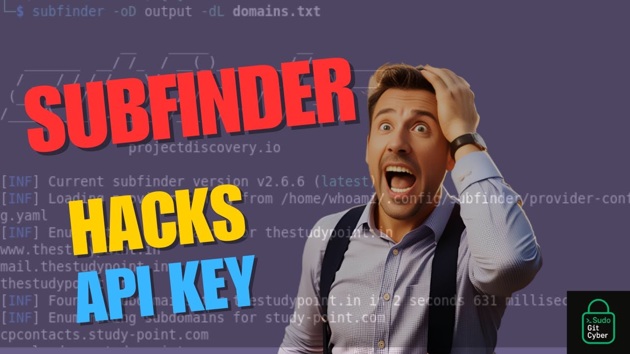 Subfinder Advanced Tutorial &ndash; API Key Setup & Pro Usage in Kali Linux for Bug Bounty