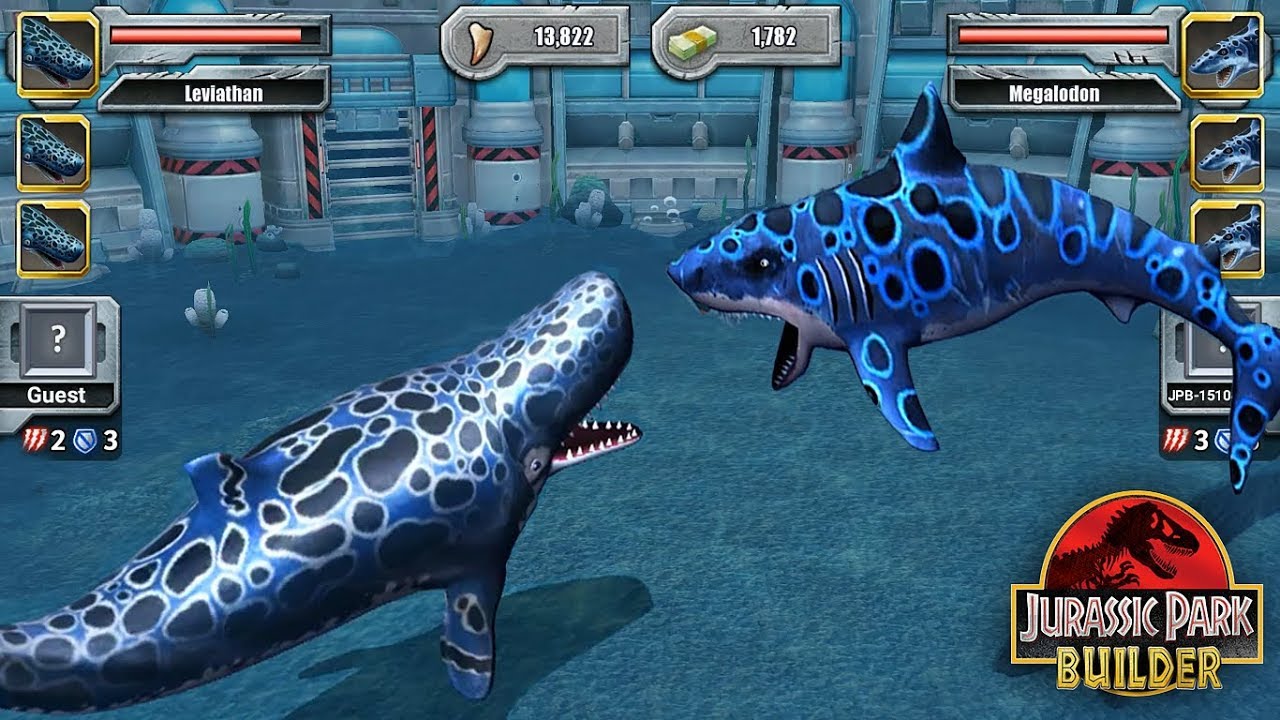 I Put MEGALODON vs LEVIATHAN… You Won’t Believe Who Won! 😱 || Jurassic Park Builder
