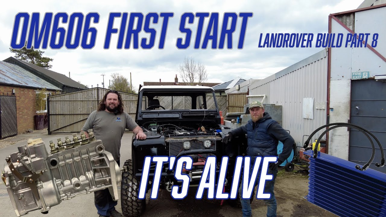 OM606 First Start, Injection Pump and More, Landrover Build Part 8
