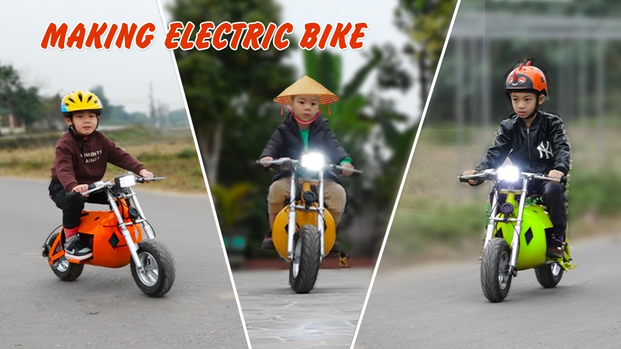 How to making electric bike from old gas tank shell