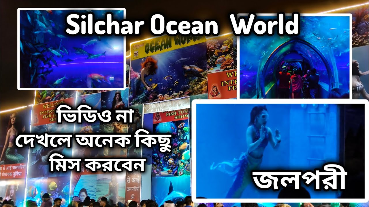 Впервые в океанариуме Silchar's Ocean World!🌊 Исследуем Рыбный туннель и шоу Джалпари!