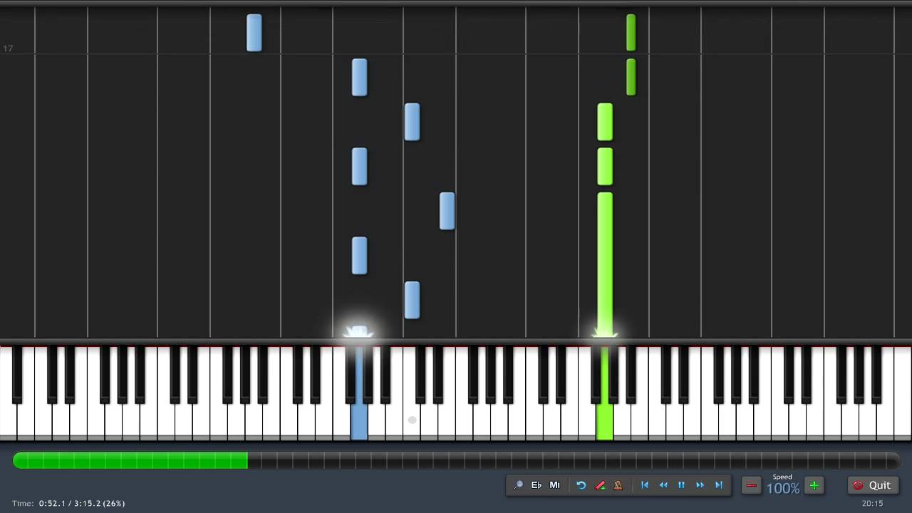 Tong Hua 童话 Piano - Guang Liang [100% Speed]