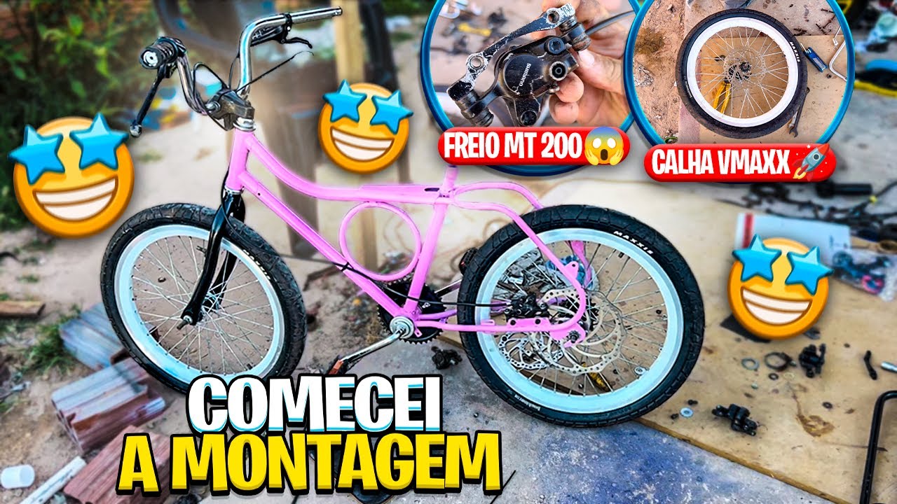 COMPREI PEÇAS NOVAS PRA BIKE ARO 20 ESTILO BH E VAMOS MONTAR TUDO🚀