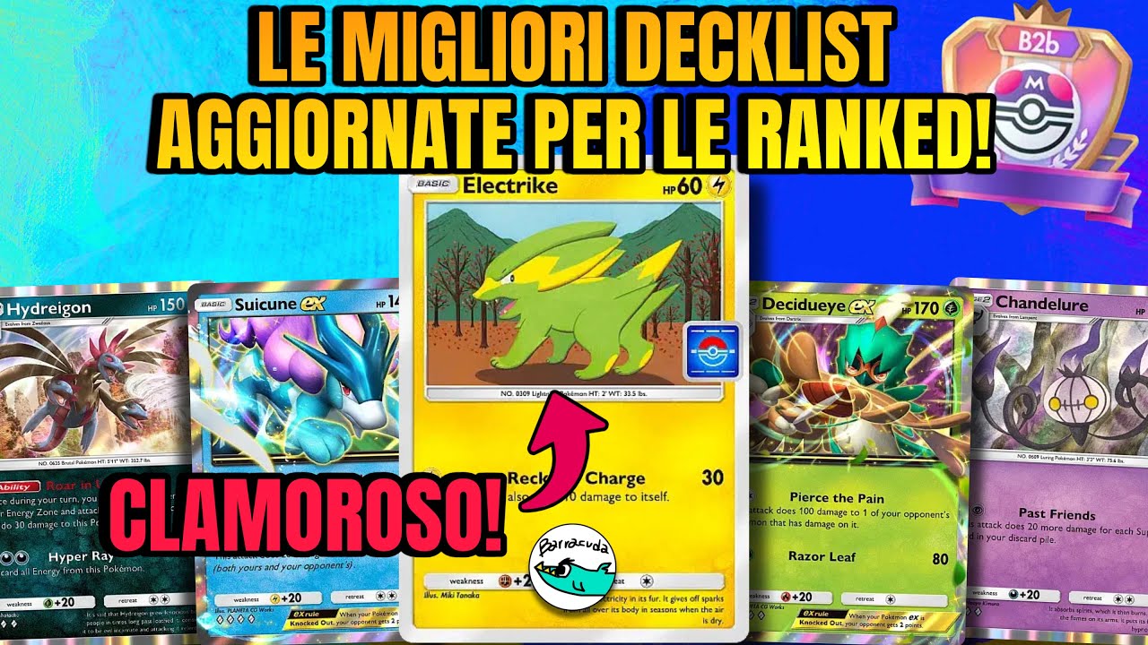 TORNANO LE RANKED! VEDIAMO LE MIGLIORI DECKLIST DEI MIGLIORI DECK! Pokemon TCG Pocket!