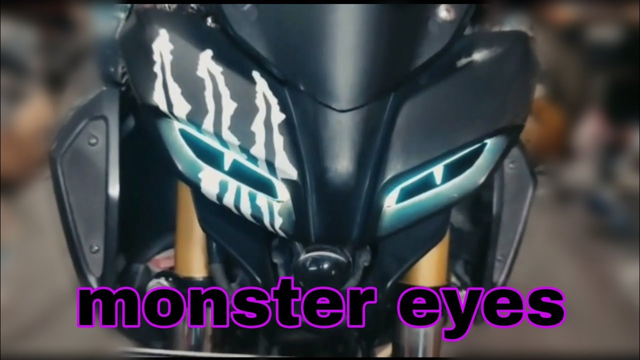 Yamaha MT15 monster eyes
