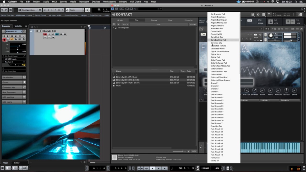 Getting started with: ETHERA Soundscapes 2.0 - Long Synth Snapshot Preset