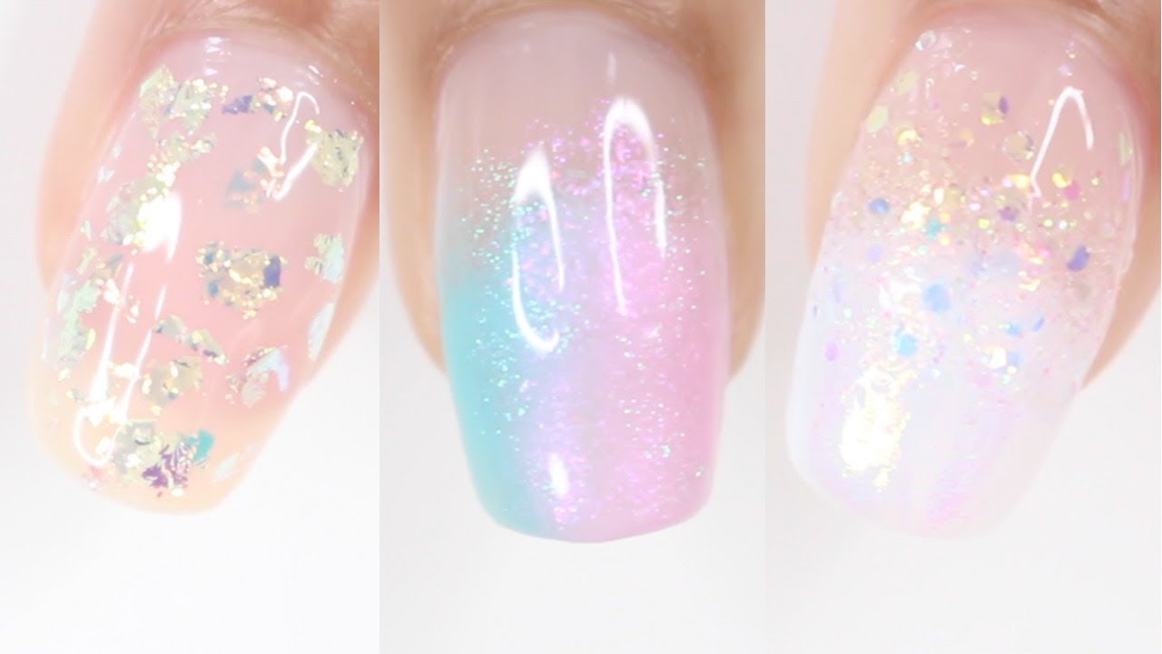 4 EASY Nail Ideas | Iridescent Nails