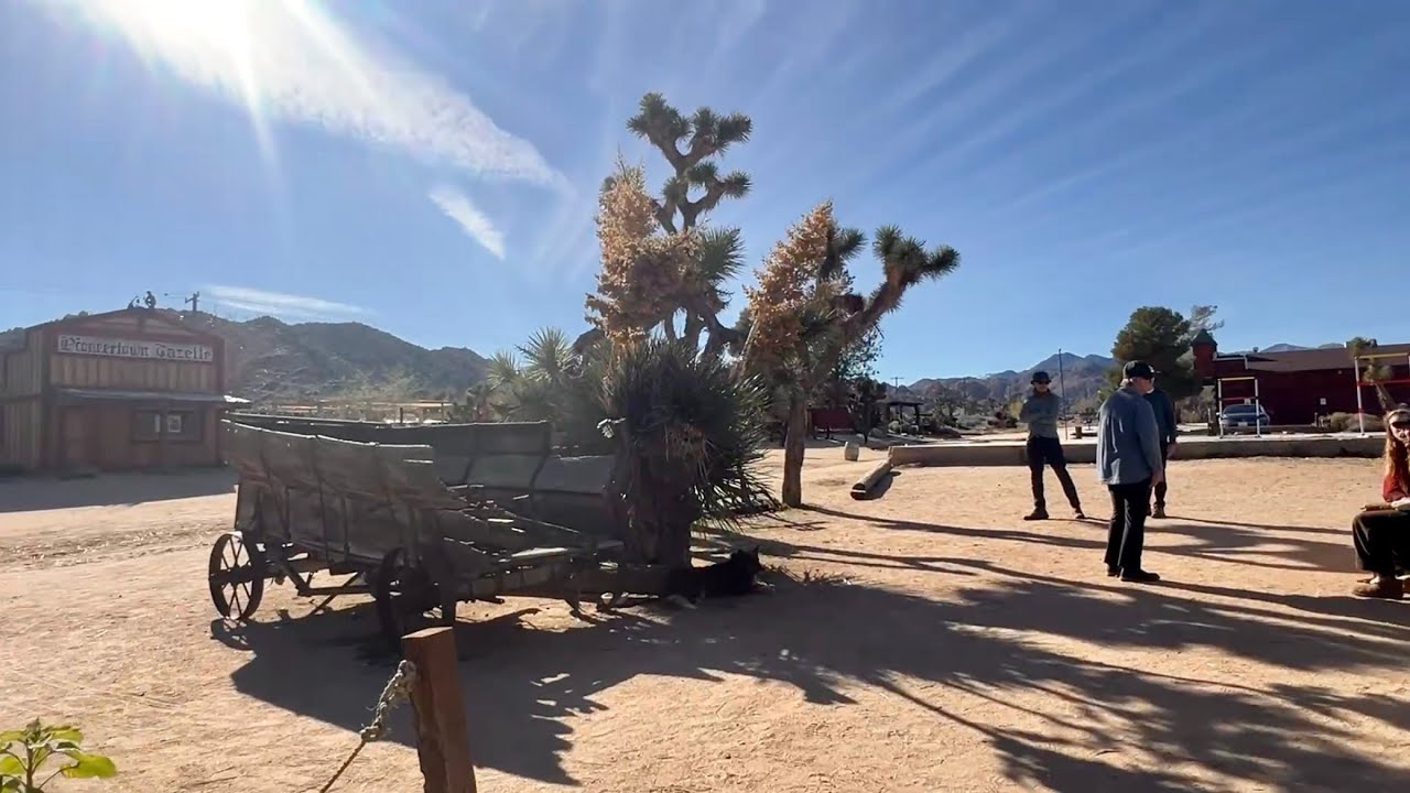 Moseying on into Pioneertown, California, USA