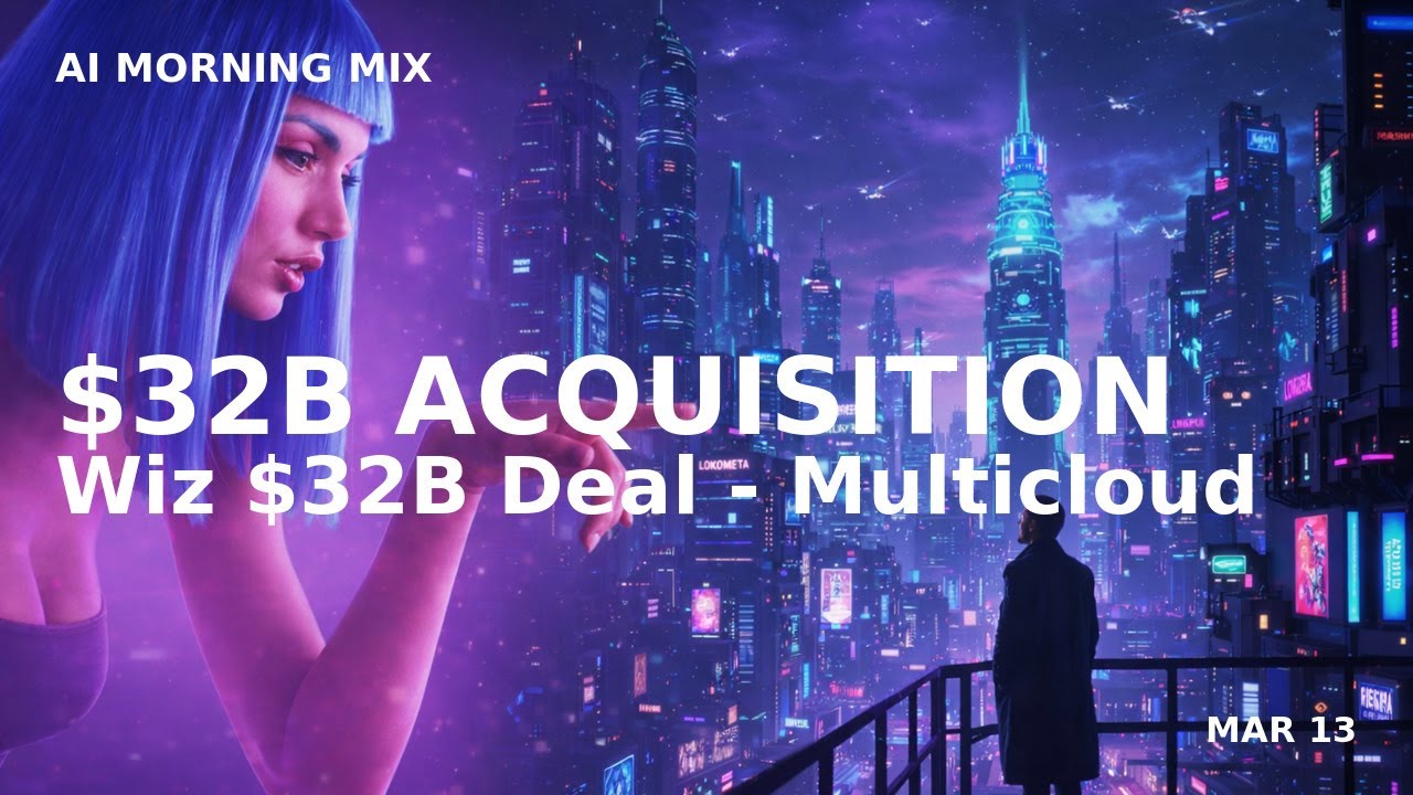 🚨 $32B Wiz Buy, Copilot Agents Go Live, Gemini in Maps | AI News (Mar 13)