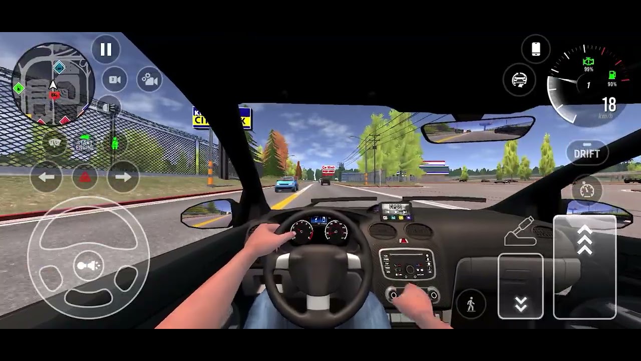 (Car parking driving shool)4k