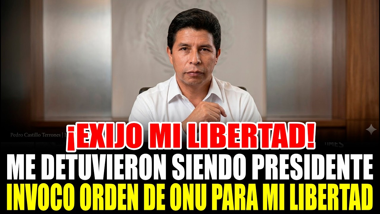PEDRO CASTILLO EXIGE INMEDIATA LIBERTAD A JUECES EN AUDIENCIA DE HABEAS CORPUS &iexcl;INVOCA ORDEN DE ONU!
