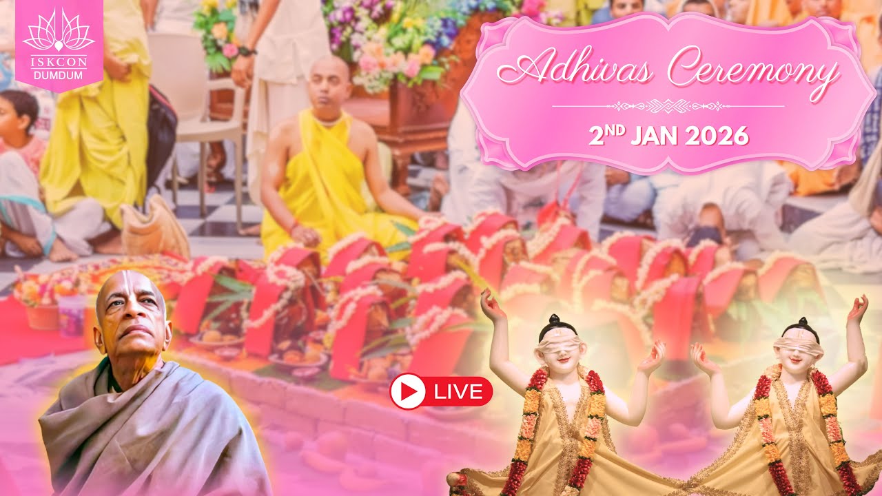 Adhivas Ceremony | Temple Inauguration & Deity Installation | ISKCON DumDum