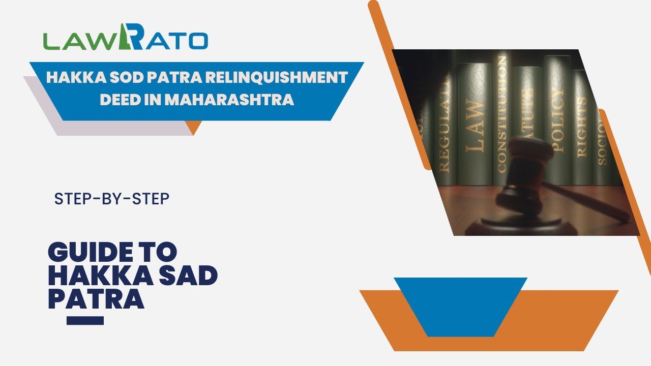 Hakka Sod Patra Relinquishment Deed in Maharashtra