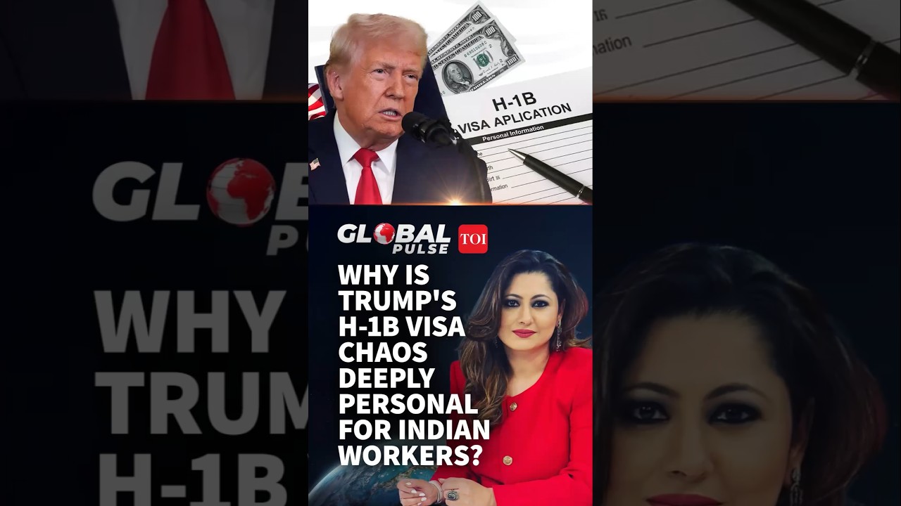 Why Is India The Hardest Hit By Donald Trump's H-1B Visa Crackdown? | Global Pulse