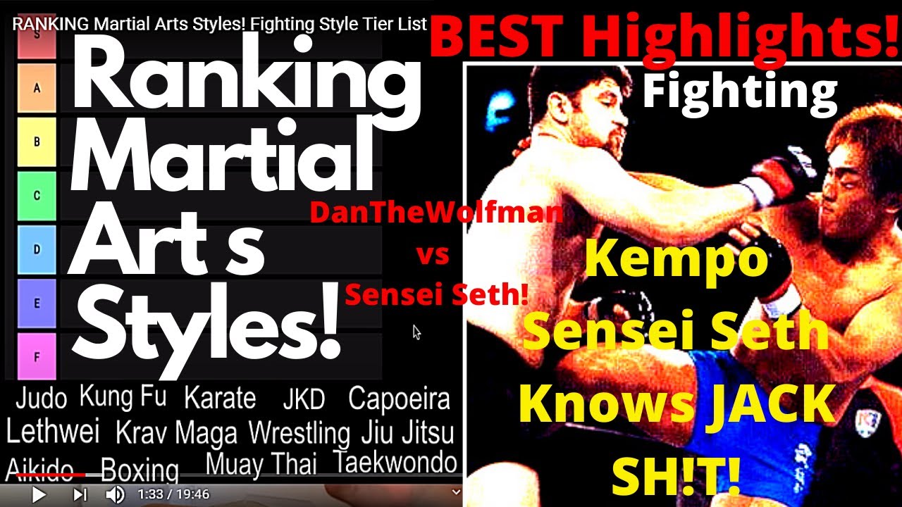 BEST RANKING Martial Arts Styles by ACTUAL EXPERT w/ Fighting Highlights