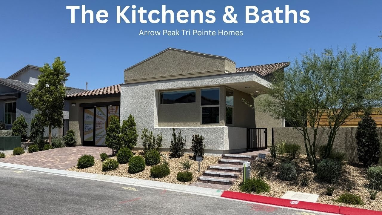 The Kitchens and Baths of Arrow Peak Tri Pointe Homes - New Single Story Homes For Sale Las Vegas