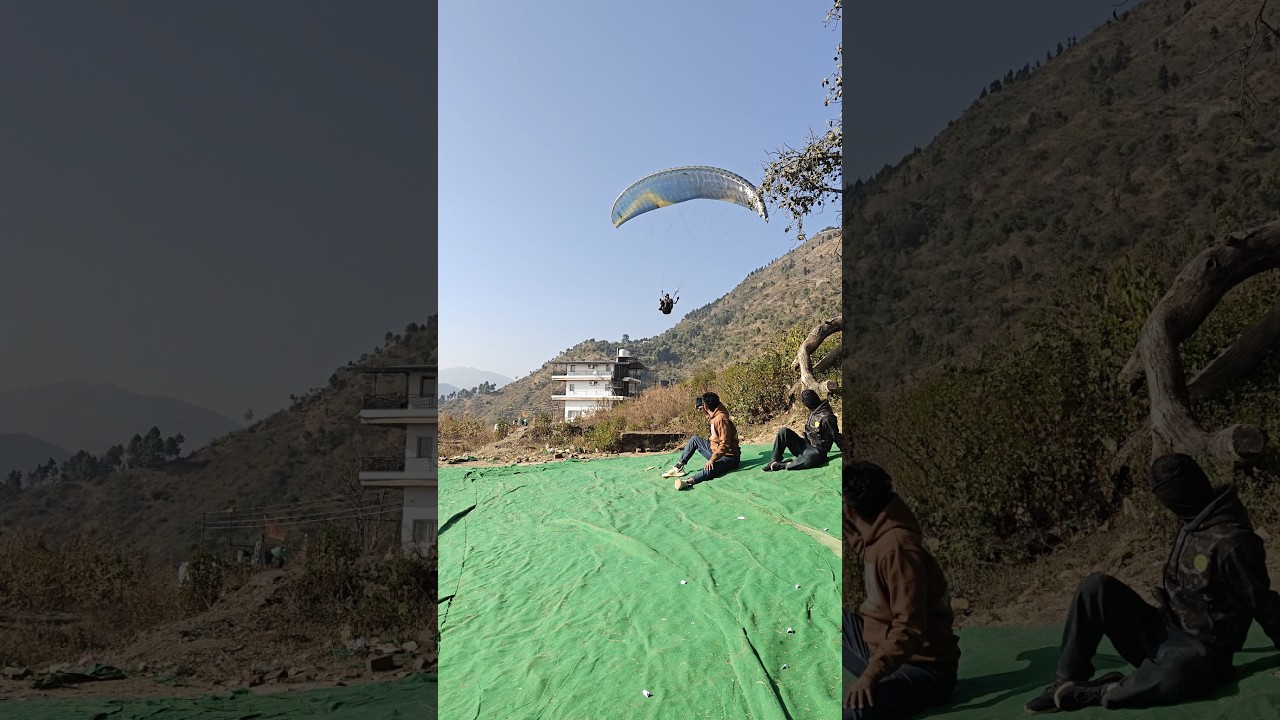Paragliding bhimtal Nainital Uttarakhand #viralvideo #paragliding #subscribe #travel #youtubeshorts