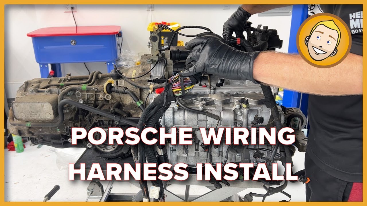 Установка стартера, генератора и жгута проводов Porsche Boxster (BBB часть 25)