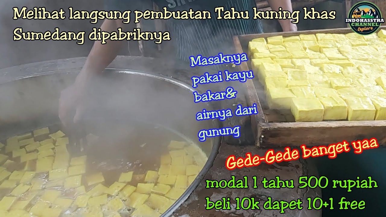 Tahu kuning khas sumedang
