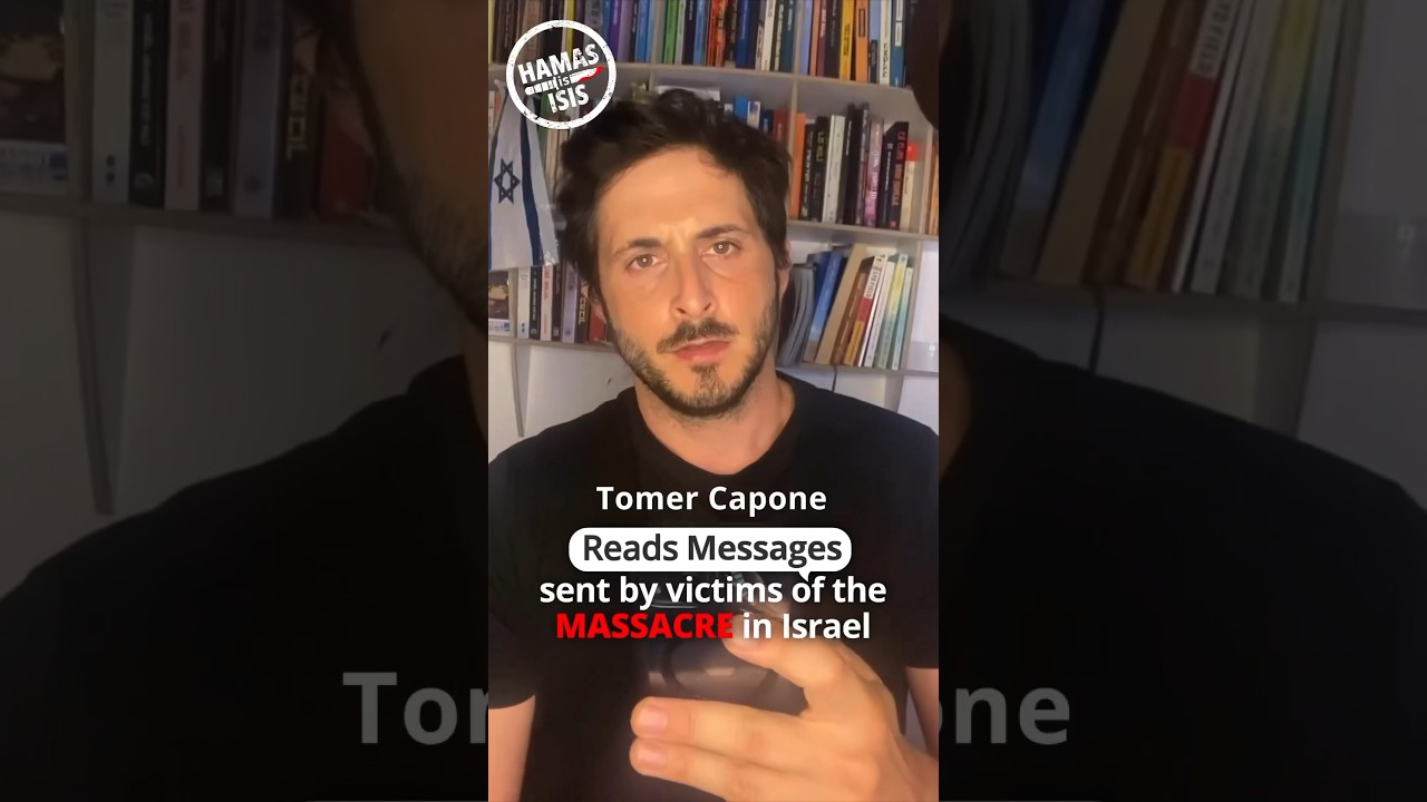 Israeli actor Tomer Capon Reads Last Messages Before Gaza Abduction.