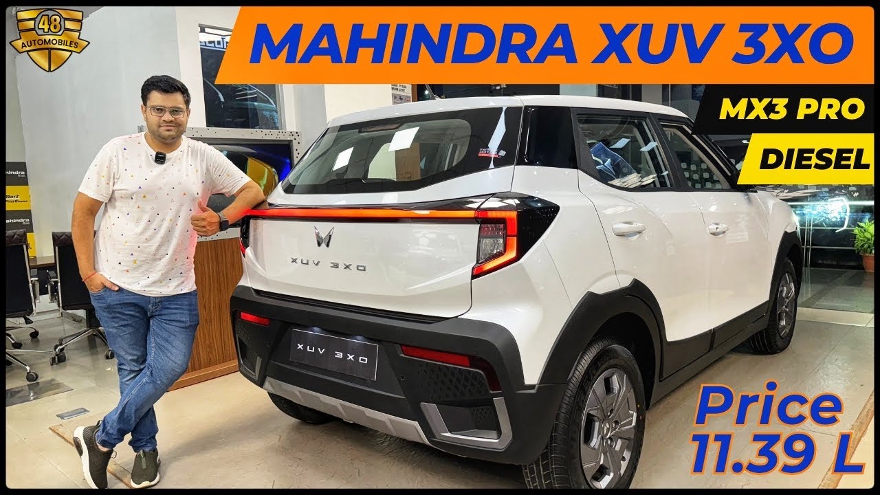 2024 Mahindra XUV 3XO MX3 Pro Diesel Variant Review in Hindi || ये थी Creta से भी Powerful हैं ||