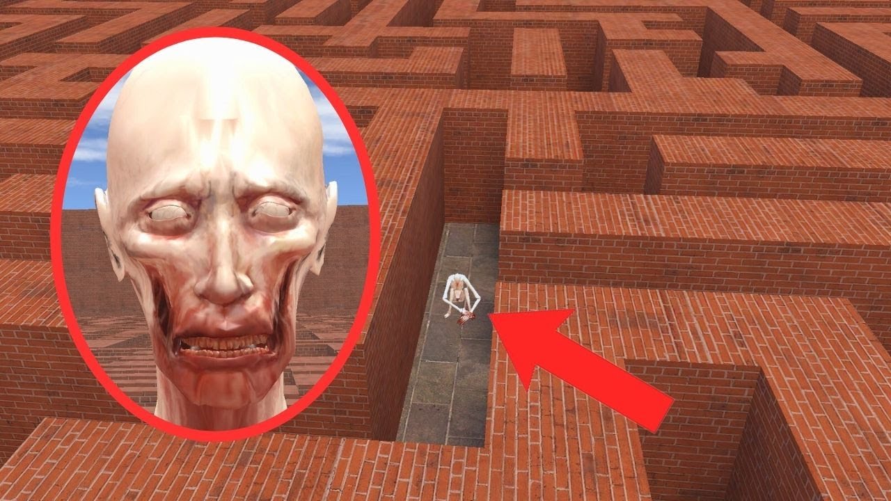 SCP-096 LABİRENTTE PEŞİMDE GARRY'S MOD