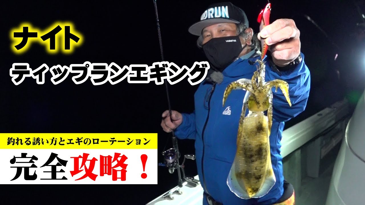 ナイトティップランエギング完全攻略！