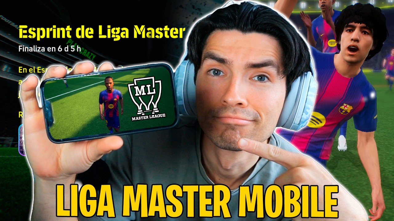 Juego LA LIGA MASTER en el EFOOTBALL MOBILE! &iquest;MEJOR que en CONSOLAS?