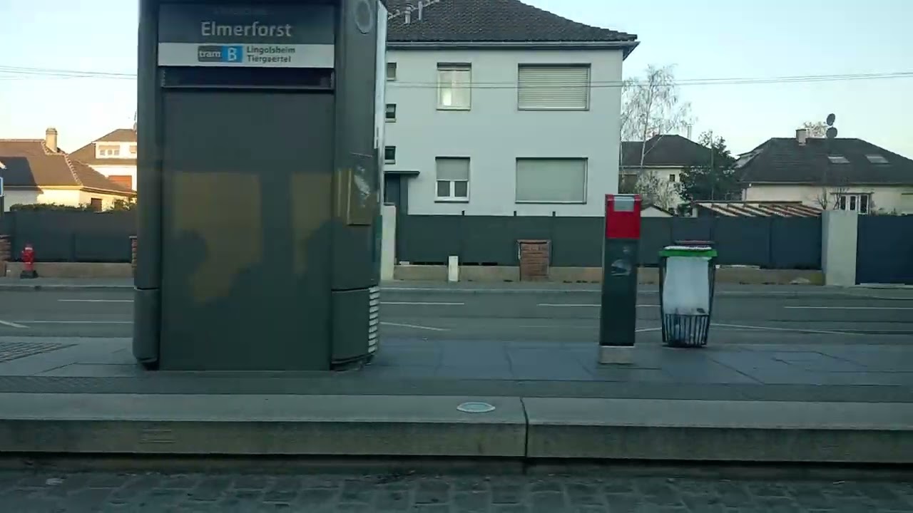[Tram B] Voyage complet entre Lingolsheim Tiergaertel et Hoenheim Gare