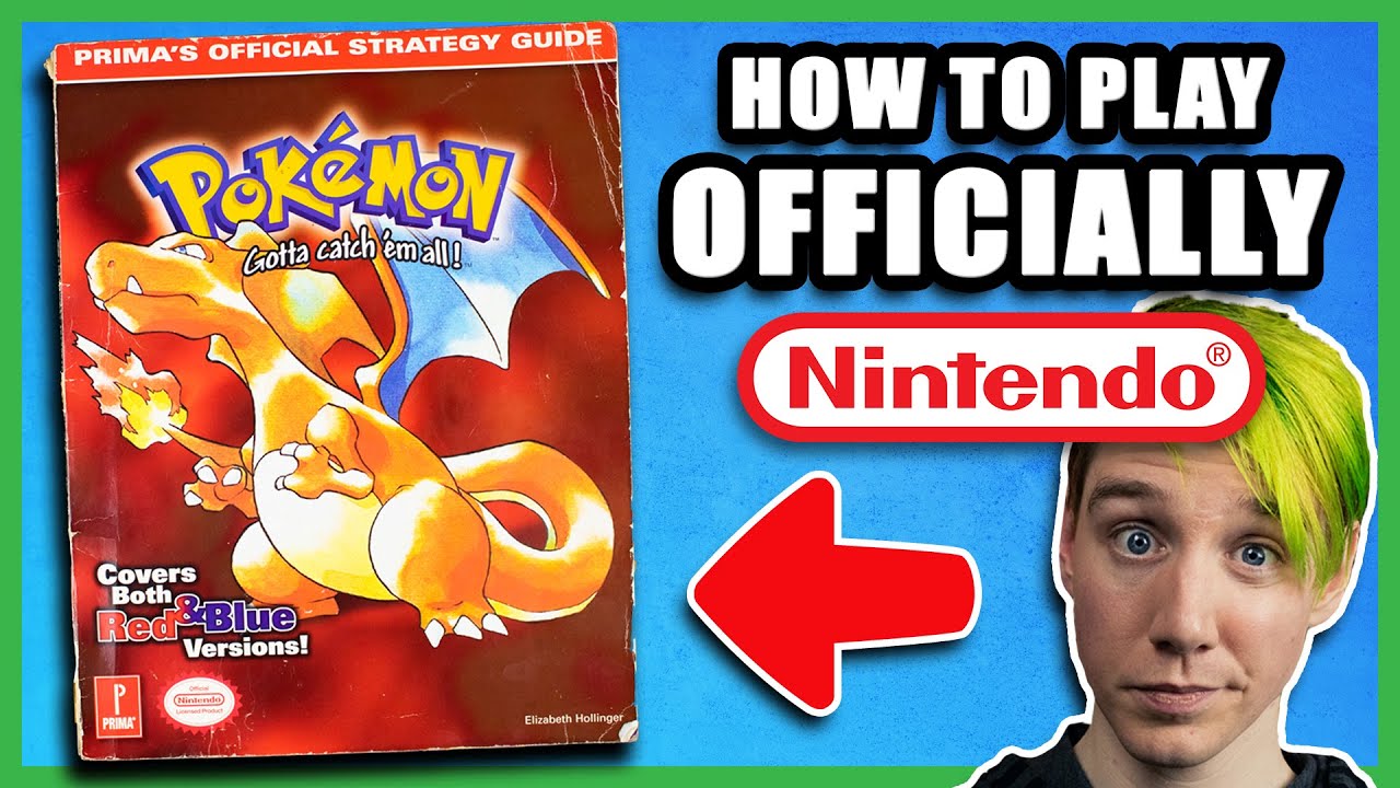 POKEMON RED using a 20 YEAR OLD STRATEGY GUIDE 🔴