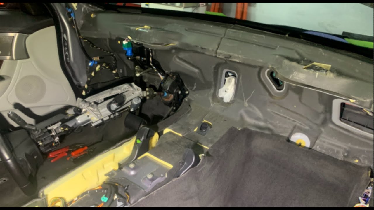 2009 Jaguar XF Dash Removal - AC Repair - Expansion Valve