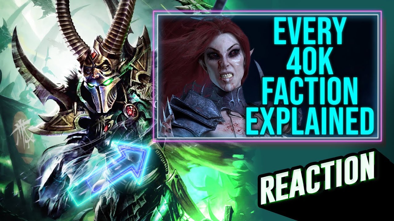 Bricky's Every Single Warhammer 40k Faction Explained Part 2 REACTION [2/3]