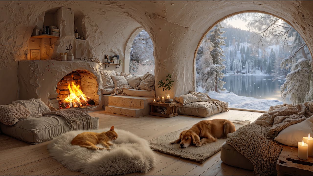 💫 Peaceful Piano Tunes and Winter Sounds - Perfect for Stress Relief and Mental Clarity 🎶