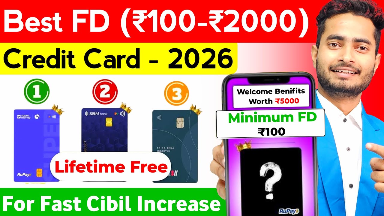 Top 3 FD-Based Credit Cards 2025 | Best Credit Cards Against Fixed Deposit in India | FD Credit Card