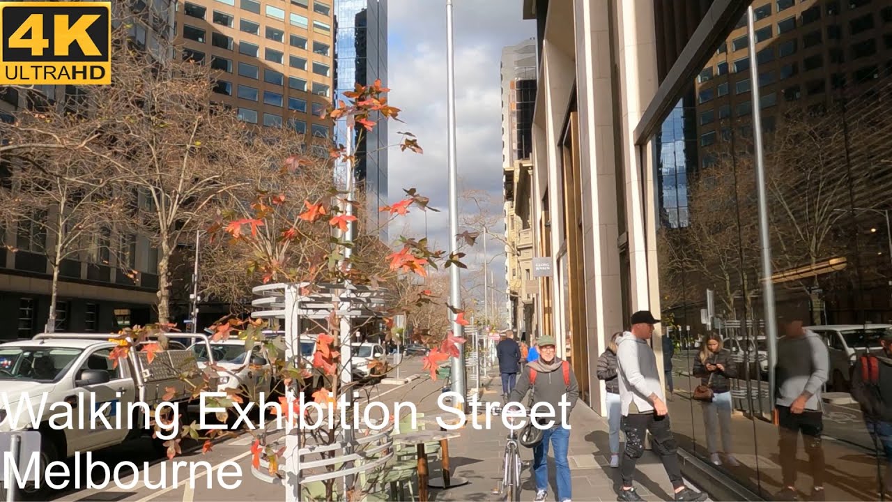 Walking Exhibition Street | Melbourne Australia