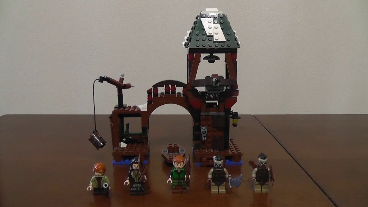 unboxing LEGO Hobbit 79016 Atak na Miasto na Jeziorze rozpakowanie