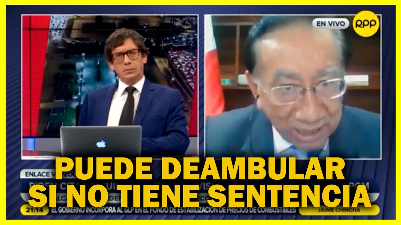 Sobre visita de C&eacute;sar Tito Rojas a la PCM: &ldquo;si una persona no est&aacute; sentenciada puede deambular&rdquo;