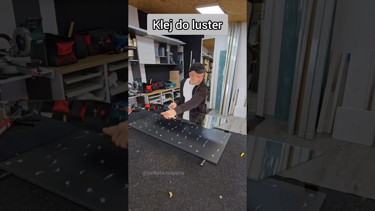 Клей Для Зеркал II Наклеивание зеркал #шорты