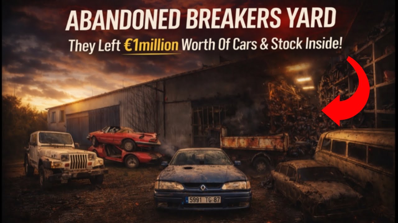 I Found An Abandoned Breakers Yard Full With Classic Cars & Parts Left Inside Unbelievable Discovery