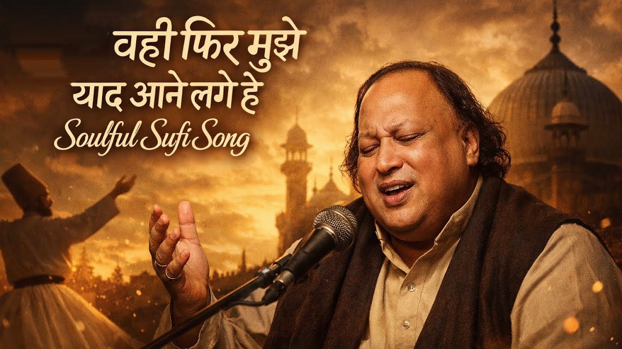 Wahi Phir Mujhe Yaad Aane Lage Hai | Nusrat Fateh Ali Khan | Soulful Sufi Song | Qawwali #sufisong 