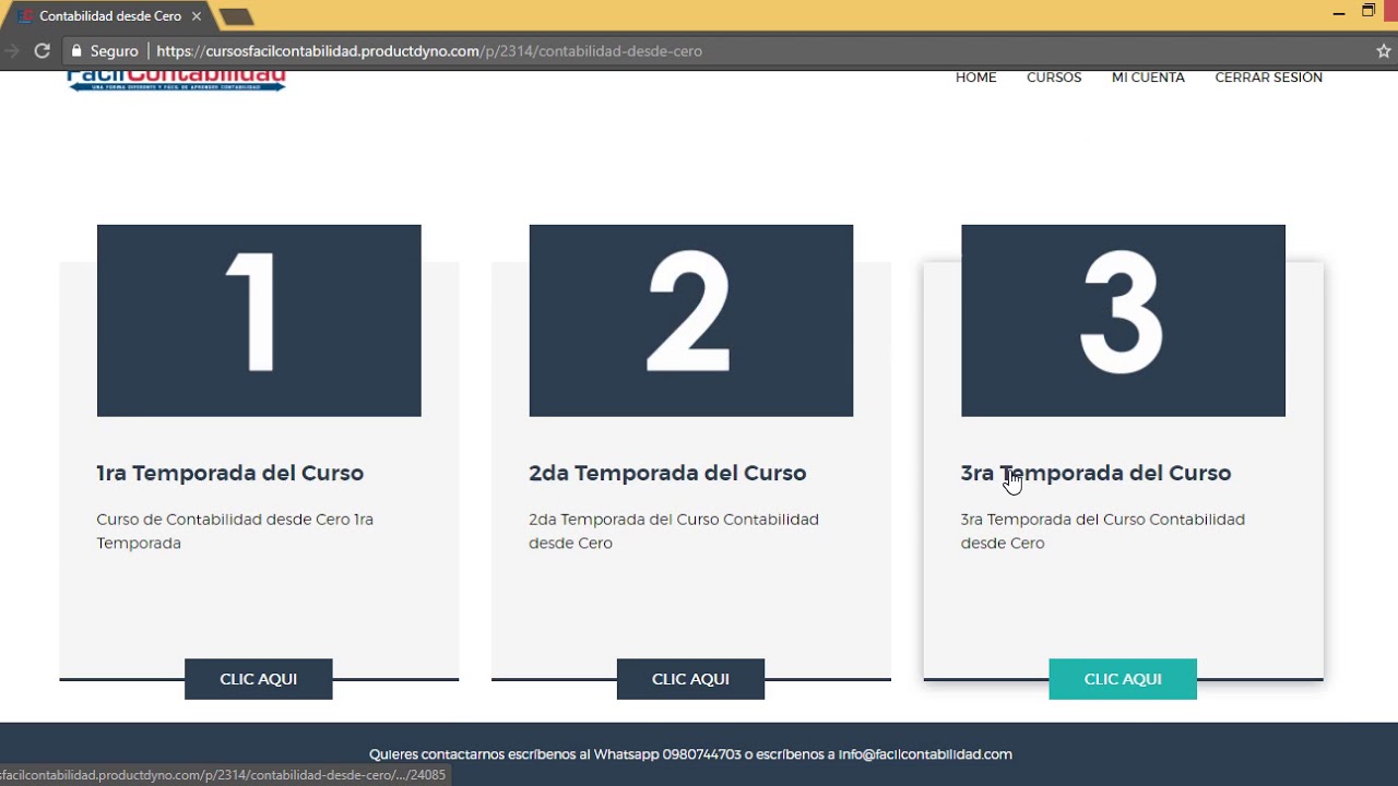 Curso Gratis de Contabilidad desde Cero