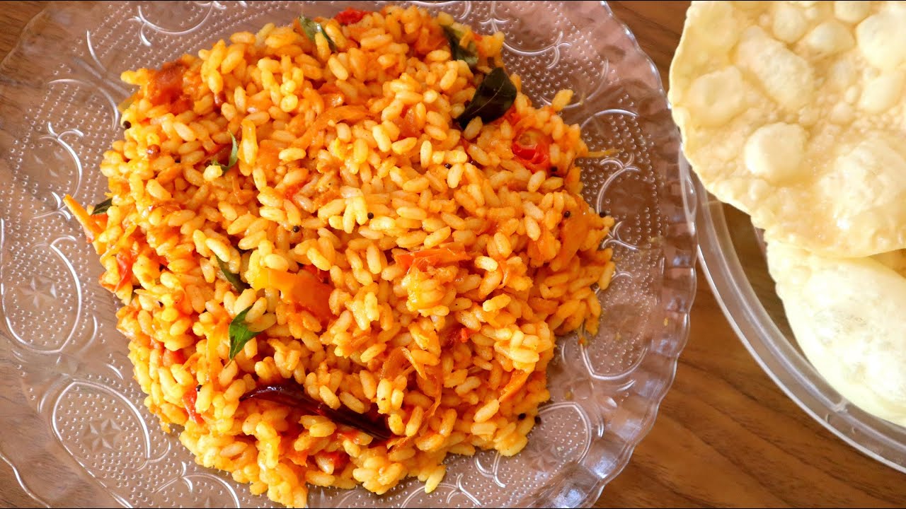 രുചിയൂറും തക്കാളി ചോറ് 👌🔥/ Tomato rice /kerala Style Tomato Rice
