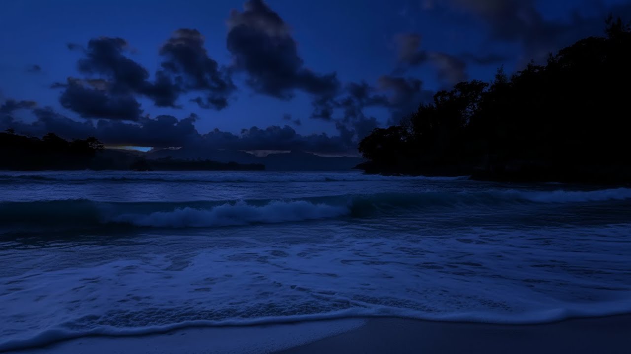 Ocean Waves White Noise 🌊 | Relaxing Ocean Sounds for Deep Sleep